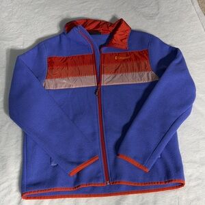 Cotopaxi Women’s Purple and Orange Fleece Jacket